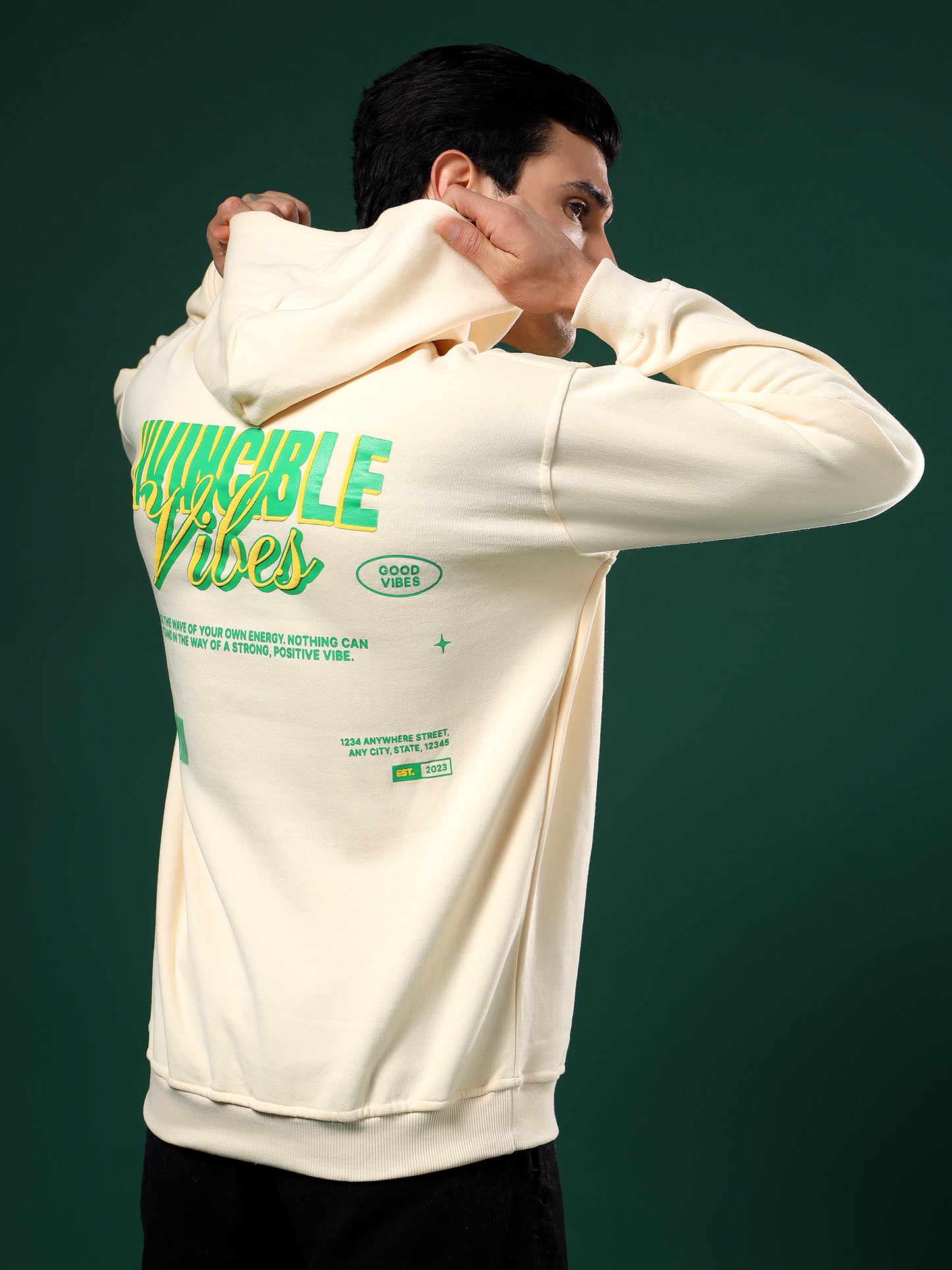 Invincible Vibes Hoodie - Beige