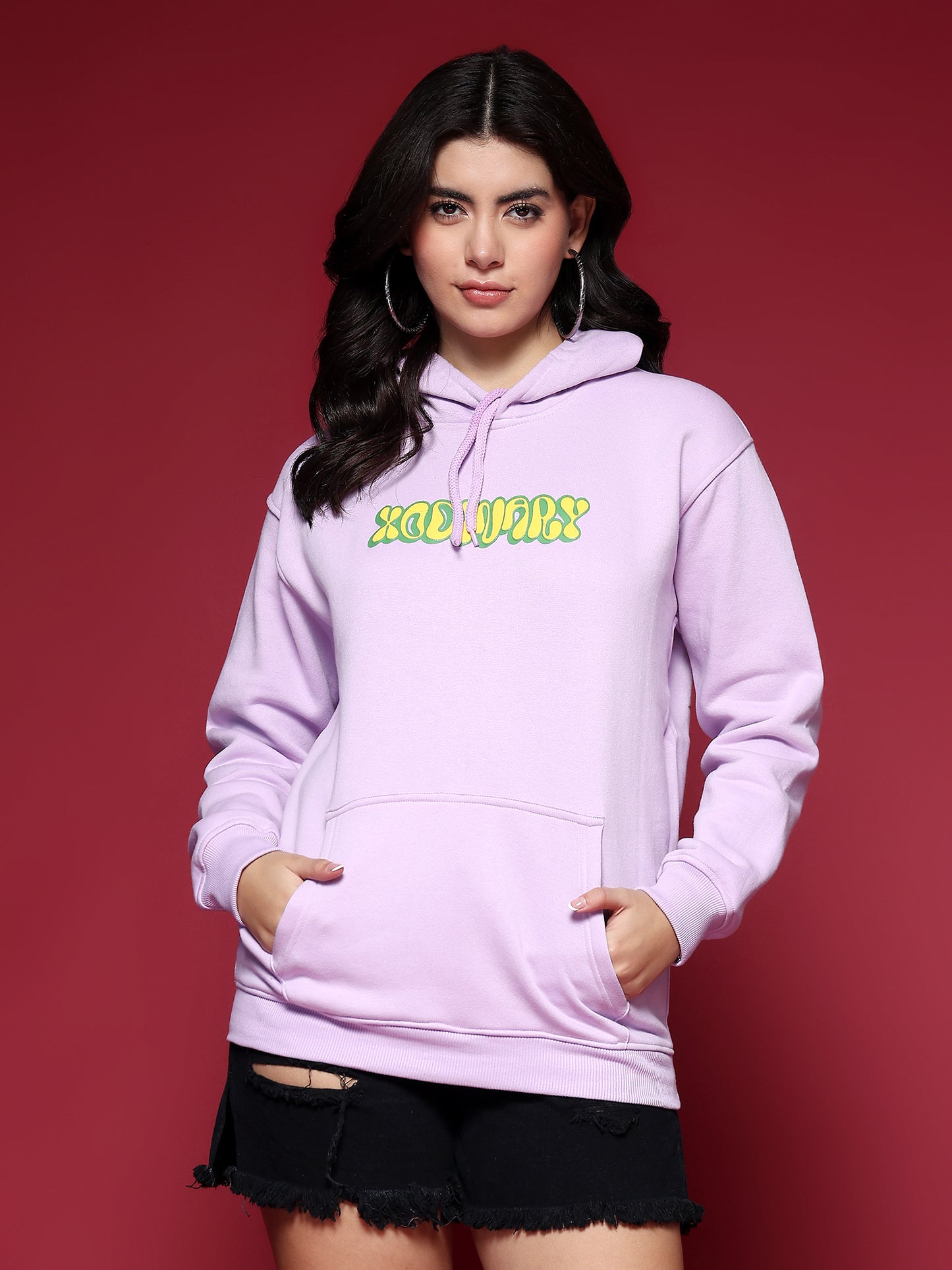 Invincible Vibes Hoodie - Lavender