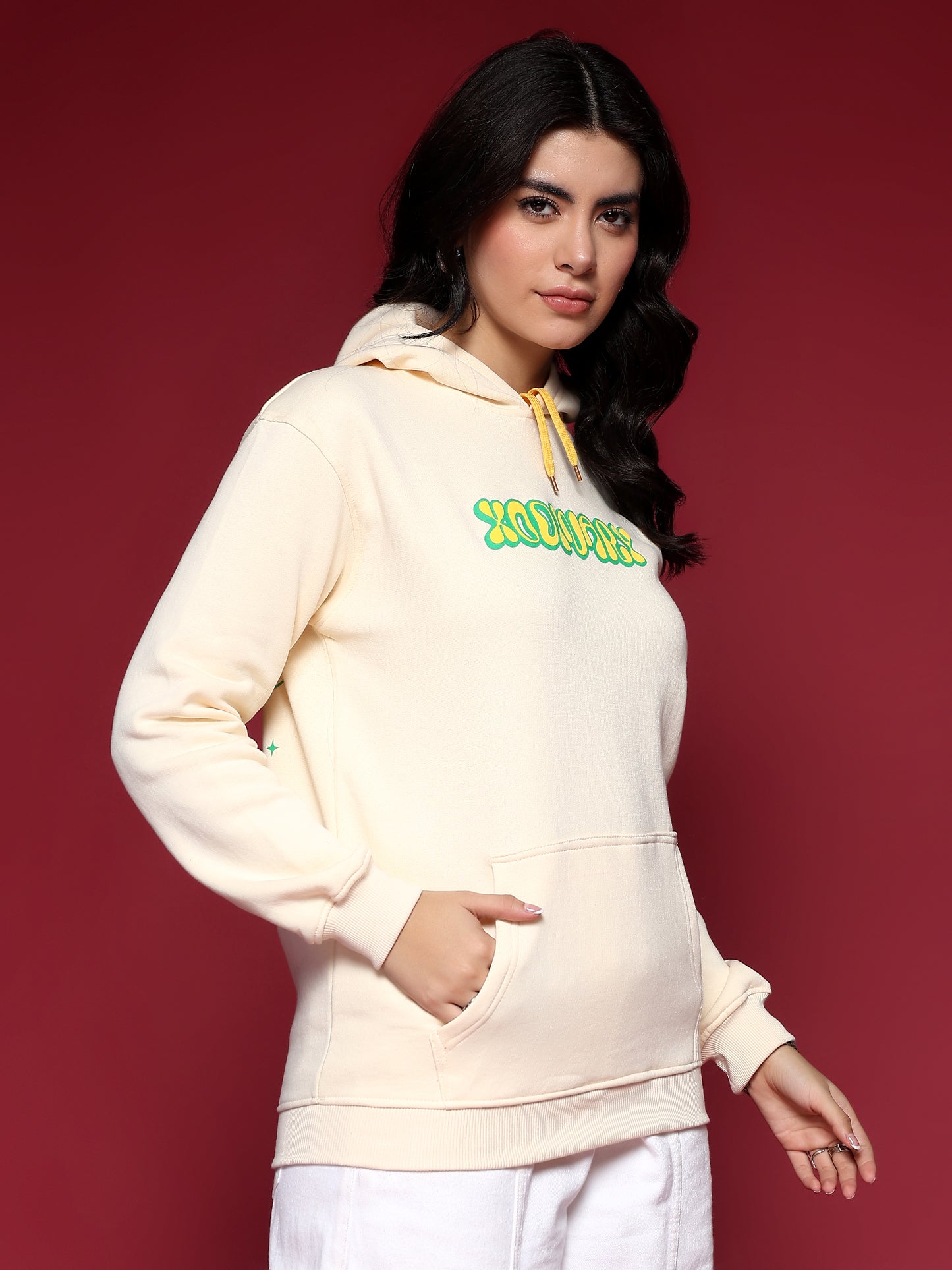 Invincible Vibes Hoodie - Beige