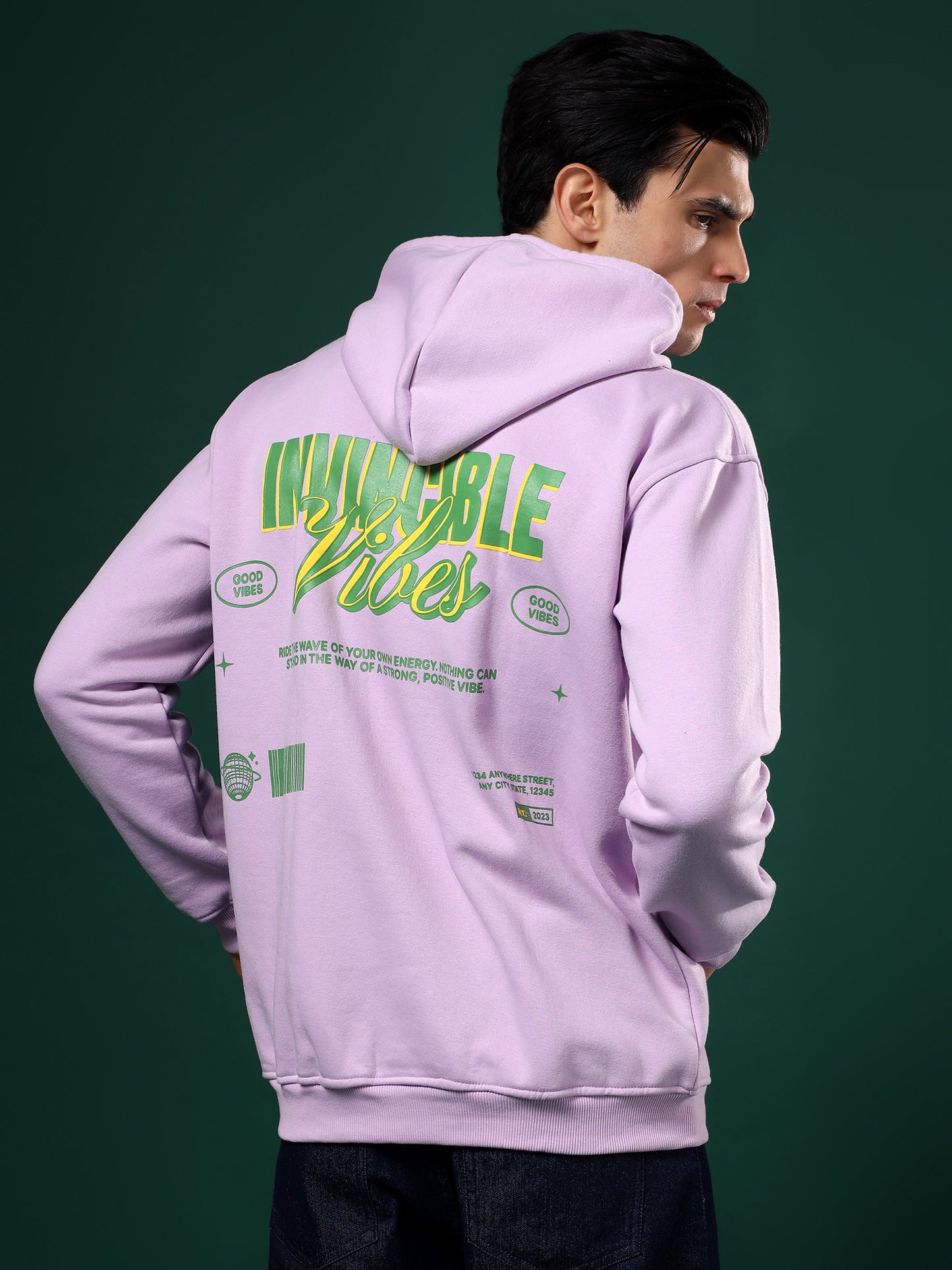 Invincible Vibes Hoodie - Lavender